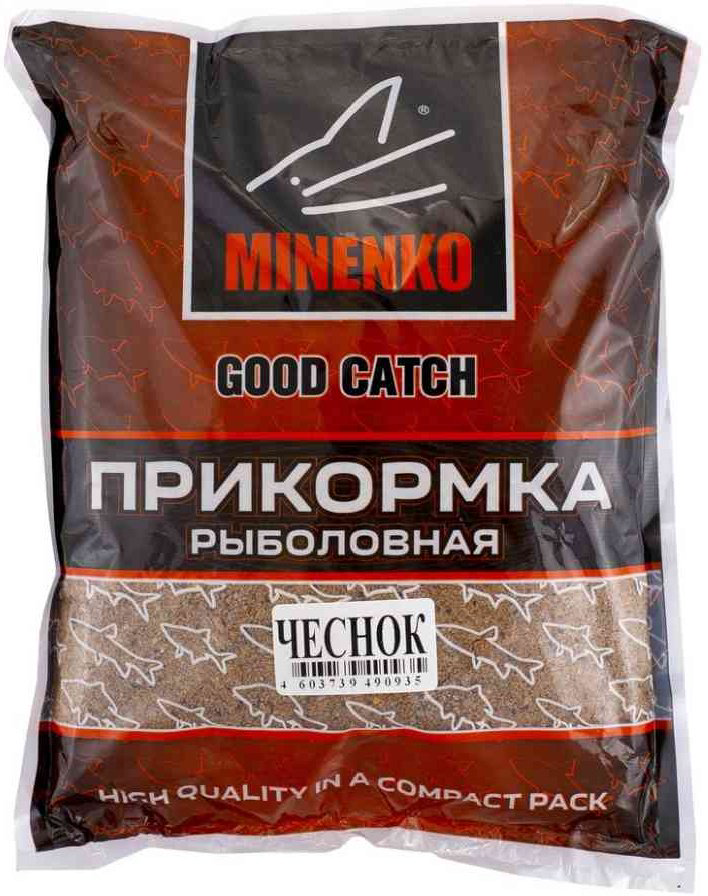 Прикормка Minenko Good Catch Чеснок 700гр купить,NaN
