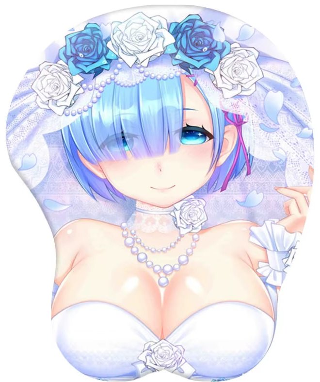 Коврик для мыши Рем (Re:Zero) 260x210x20 мм рисунок