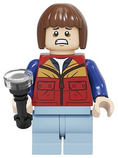 Конструктор Уилл Байерс / Will Byers. Очень странные дела. Коллекционная фигурка. 5 см 1 шт 30257801_279534237, деталей 7 шт