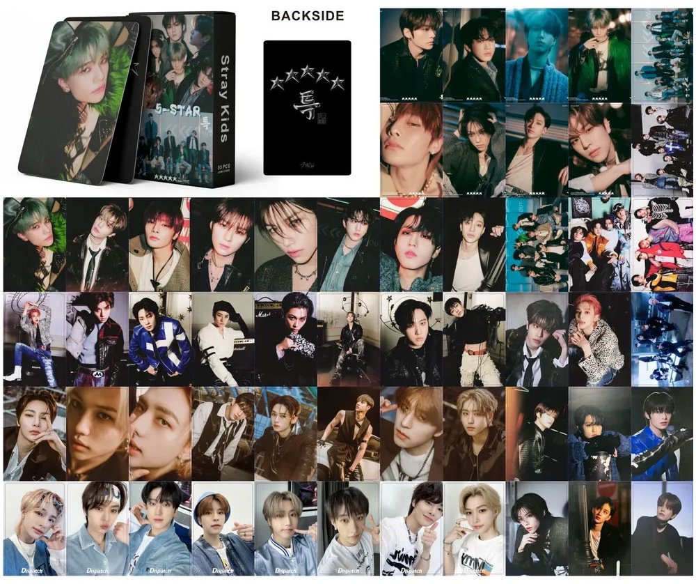 Коллекционные карточки k-pop 55 шт