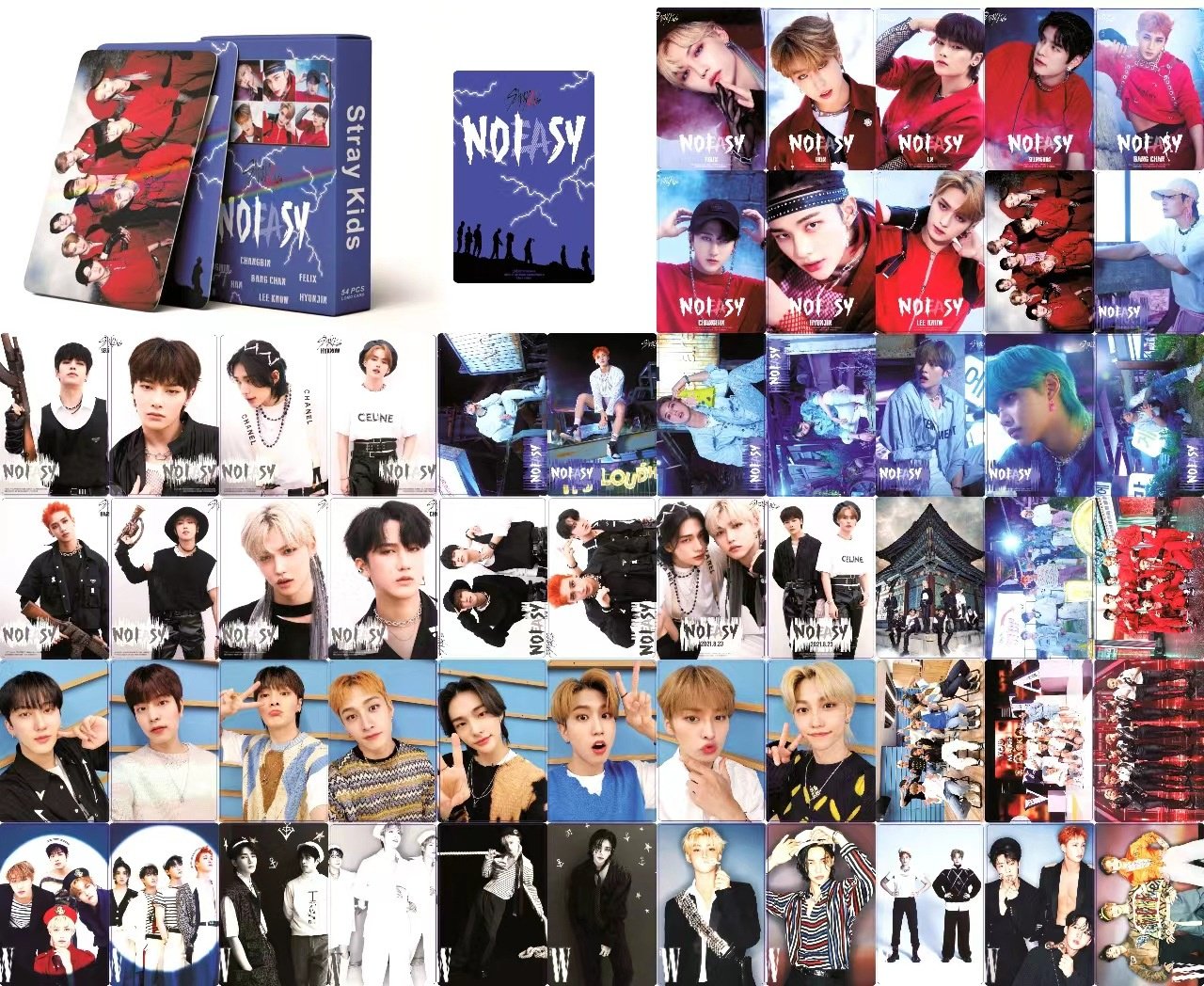 Коллекционные карточки k-pop 55 шт