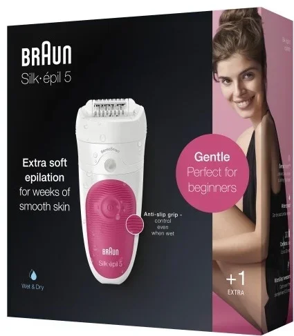 Эпилятор Braun SES5-500 белый купить,NaN