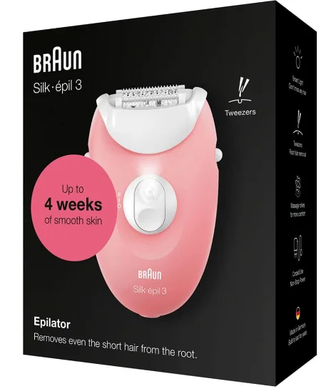 Эпилятор Braun Silk-epil 3 3-176 розовый - ForteMarket Эпилятор Braun Silk-epil 3 3-176 розовый купить,0