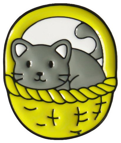 Значок Brelki.kz металл, без вставок купить,NaN