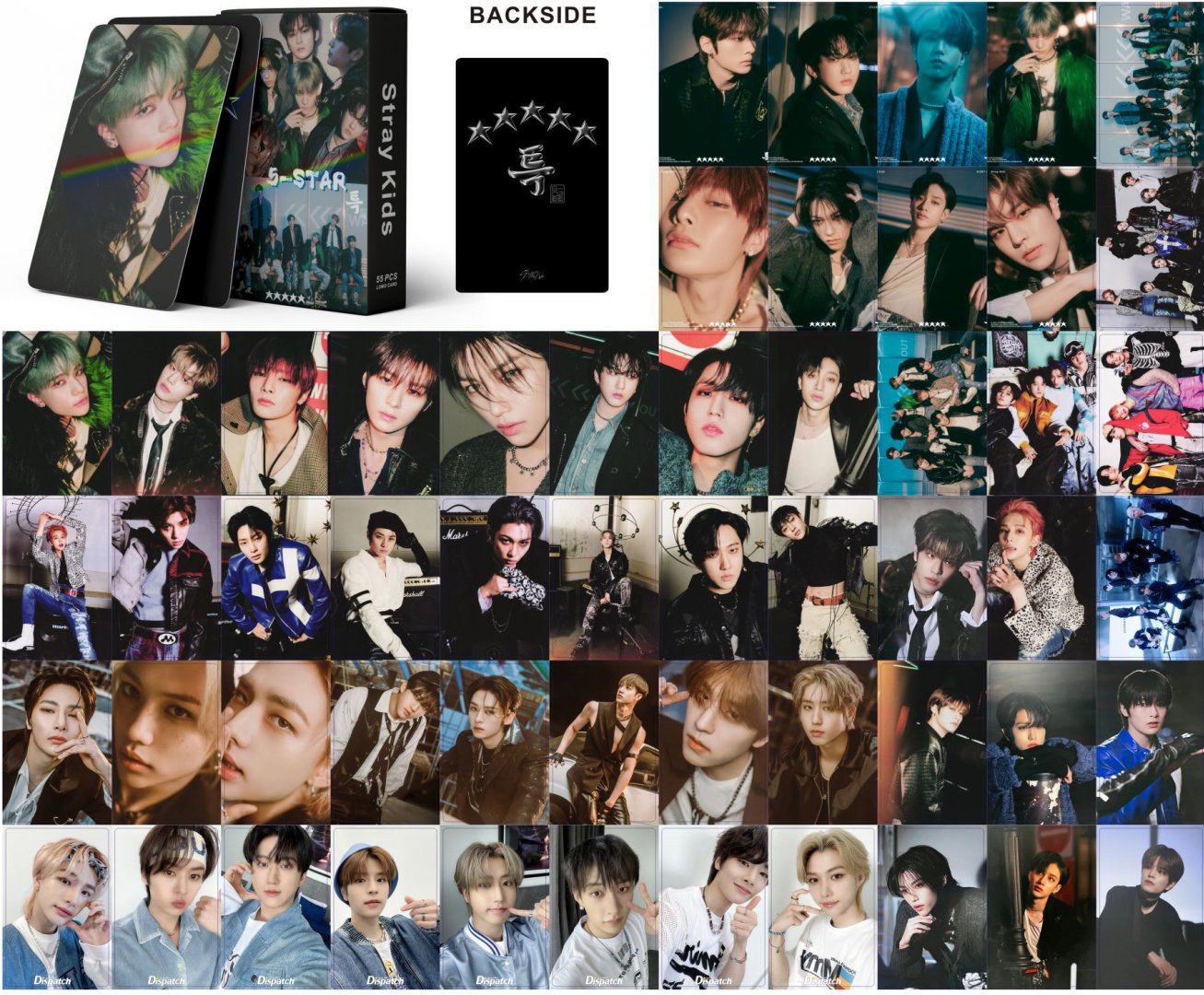 Stray Kids 5 star голографический k-pop