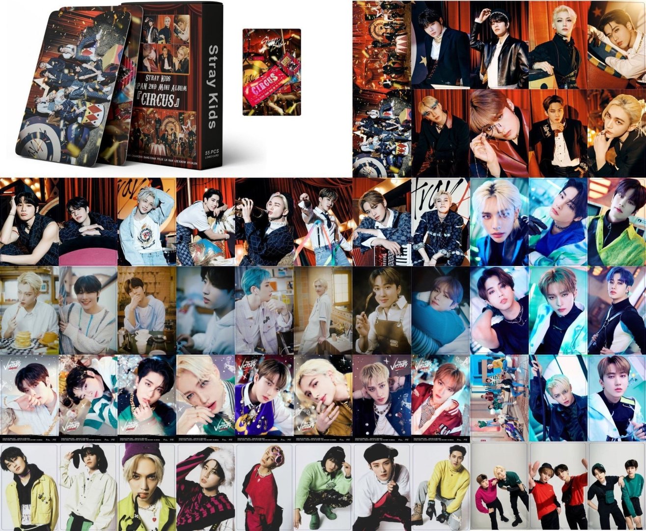 Коллекционные карточки k-pop 55 шт