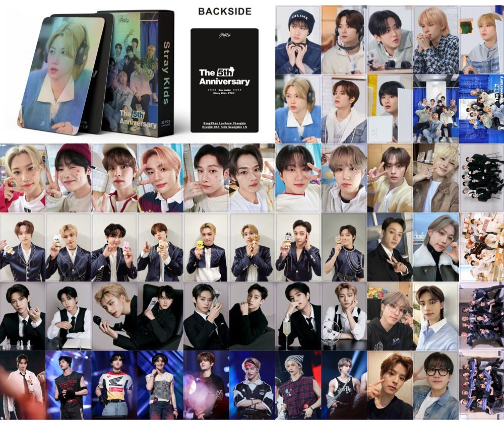 Коллекционные карточки k-pop 55 шт