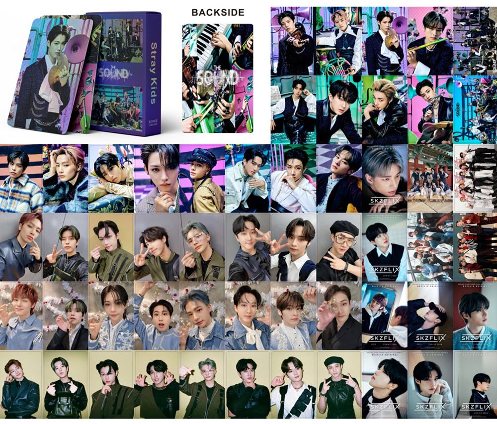 Коллекционные карточки k-pop 55 шт