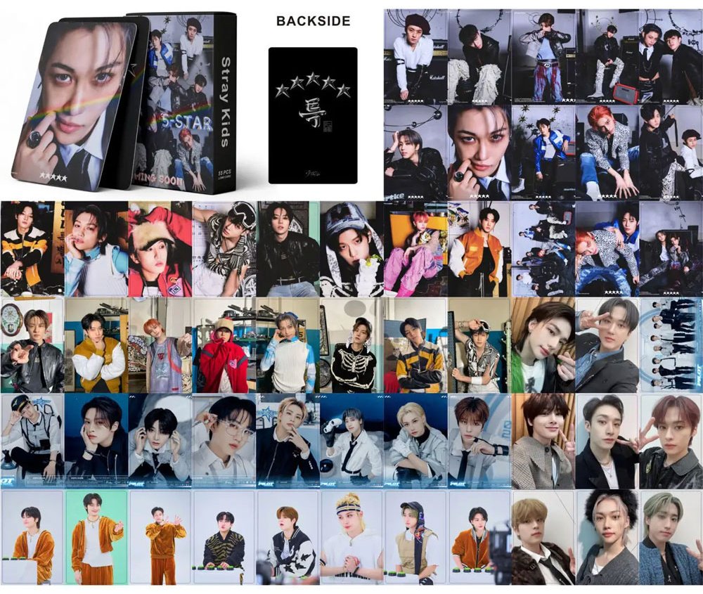 Коллекционные карточки k-pop 55 шт