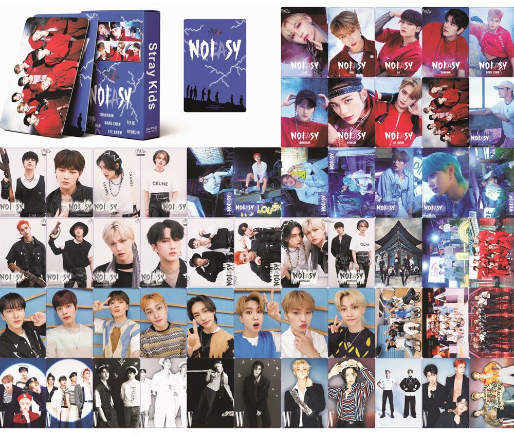 Коллекционные карточки k-pop 54 шт
