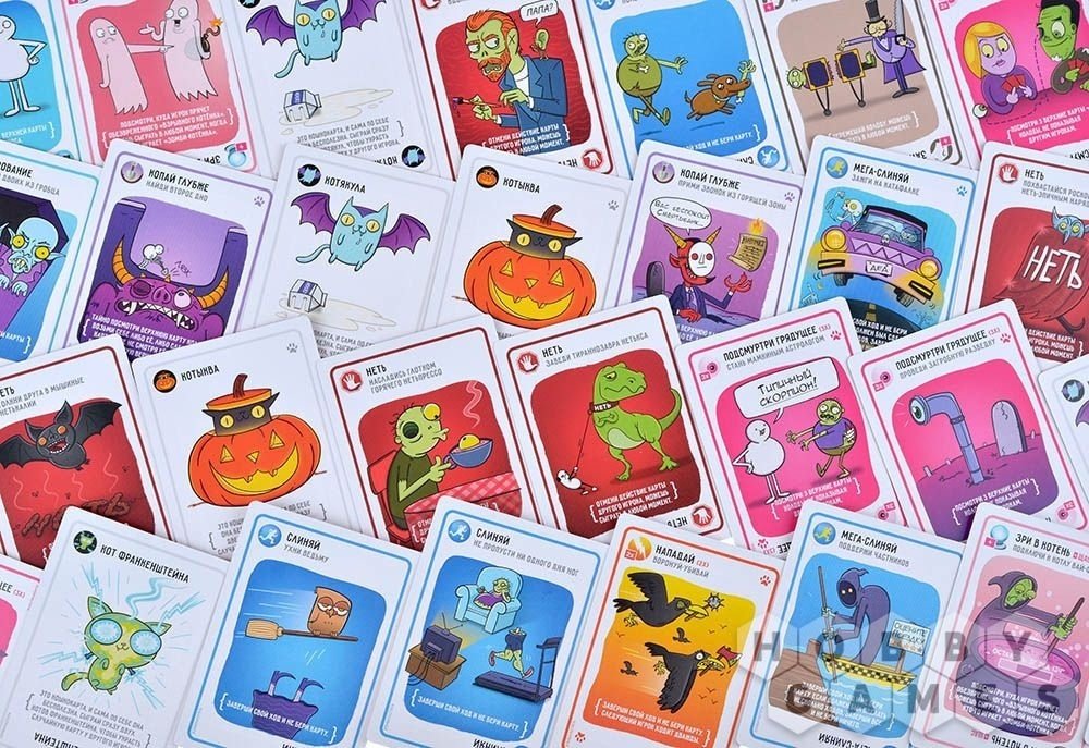 Настольная игра Взрывные котята Зомби котята