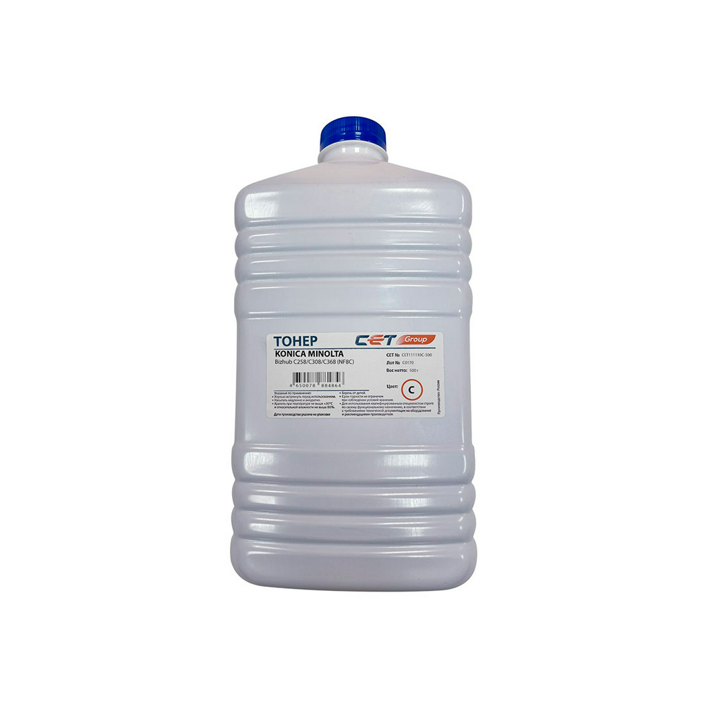 Тонер CET CET111110C-500 Blue 