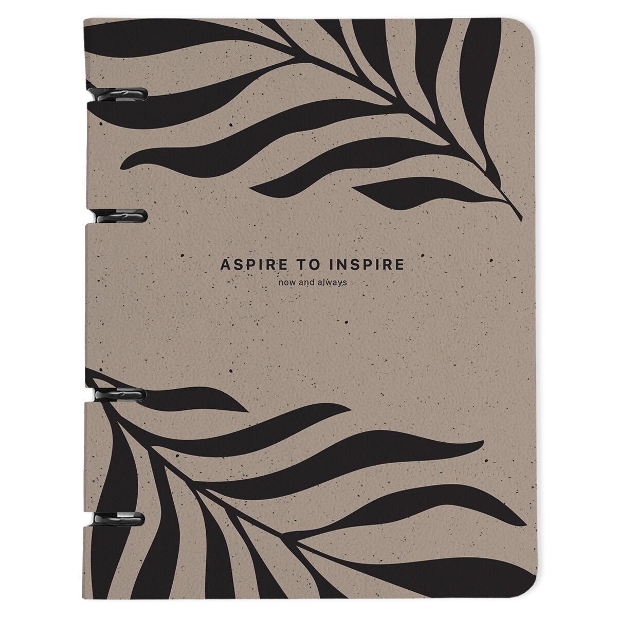 Тетрадь общая, Be Smart, 163х212 мм, 120 л., клетка, кольцевой механизм, картон. Коллекция Sence, листья