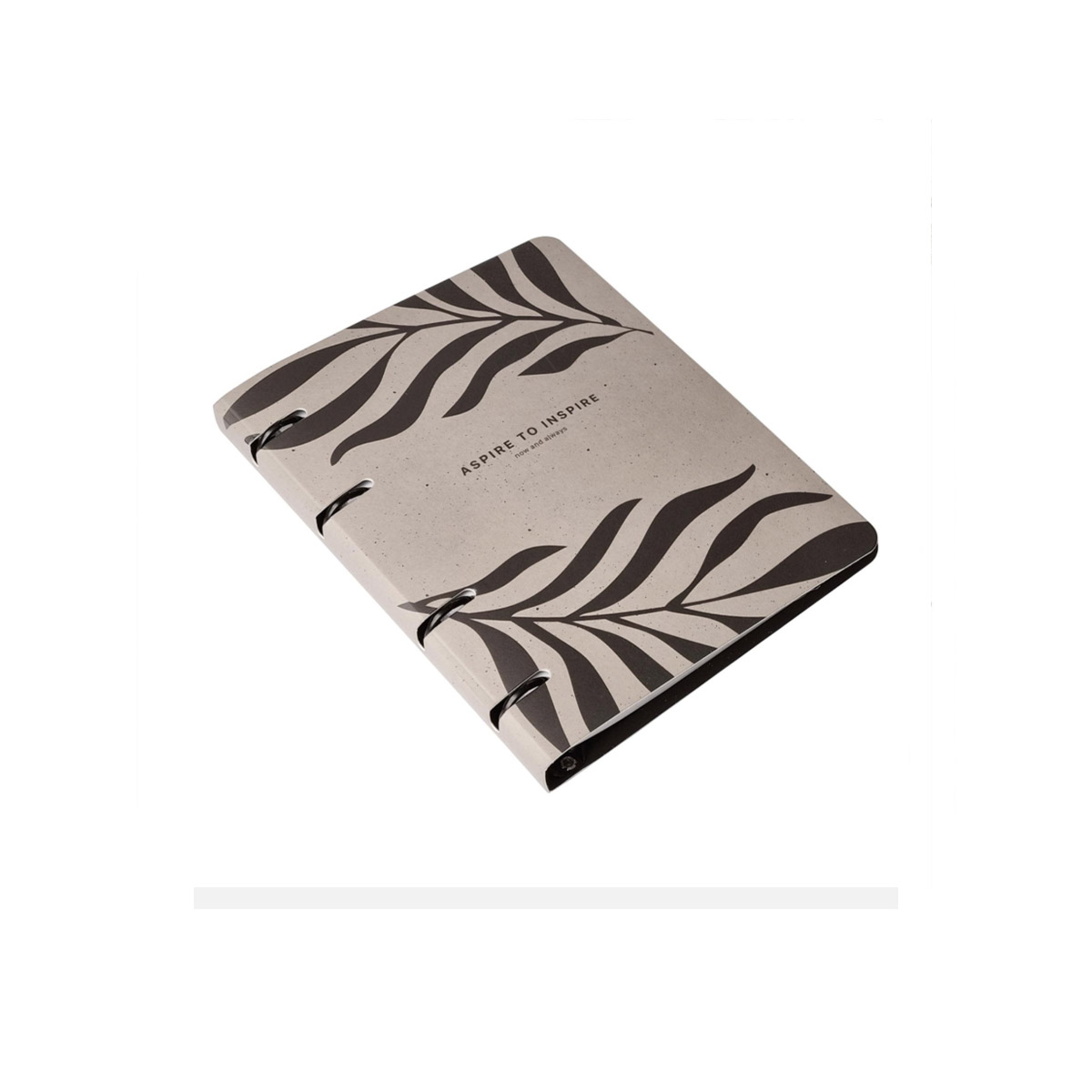 Тетрадь общая, Be Smart, 163х212 мм, 120 л., клетка, кольцевой механизм, картон. Коллекция Sence, листья