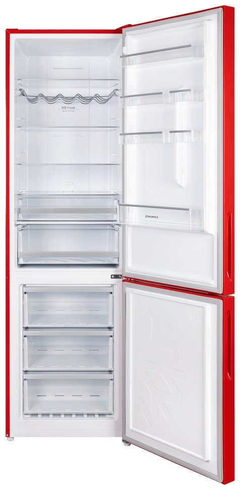 Холодильник MAUNFELD MFF200NFR Inverter красный купить,NaN