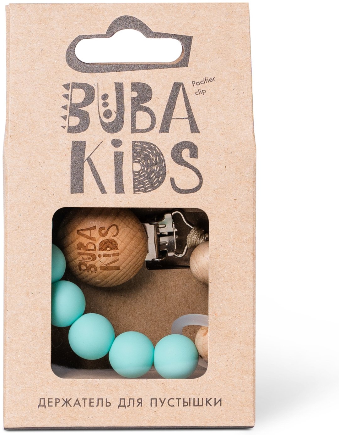 Держатель для пустышки BUBA KIDS Симпл Горная мята купить,7400