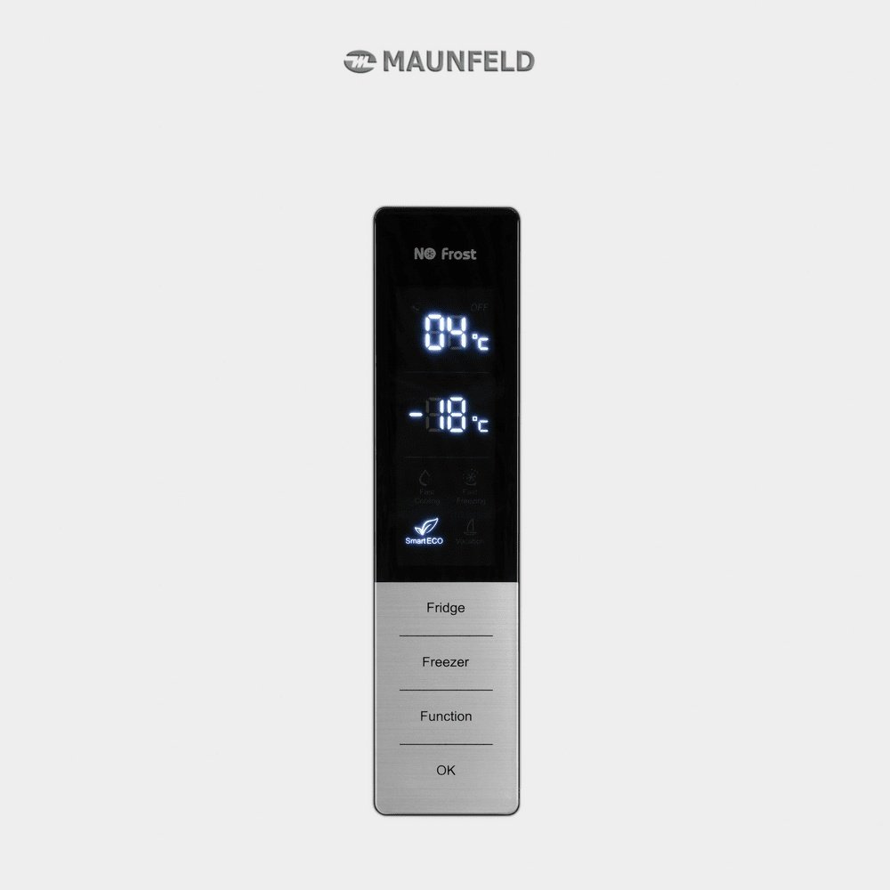 Холодильник MAUNFELD MFF200NFWE белый купить,NaN