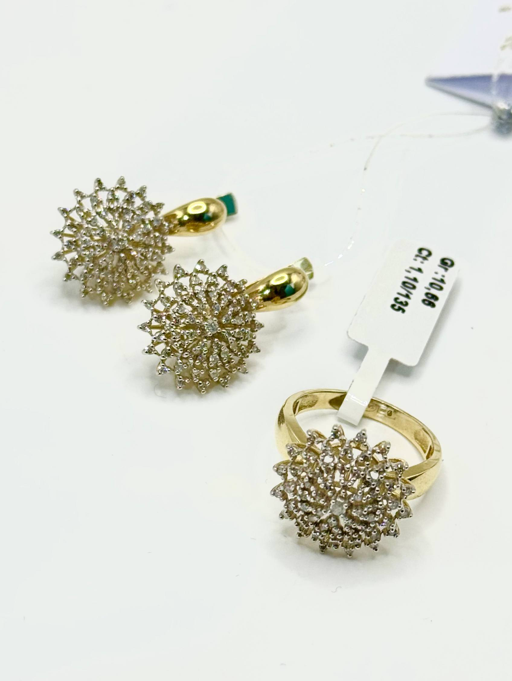 Комплект Ay-Jan Gold Exclusive Брилиантовый Комплект 010216 10.66гр 17.5р купить,242449.99999999997