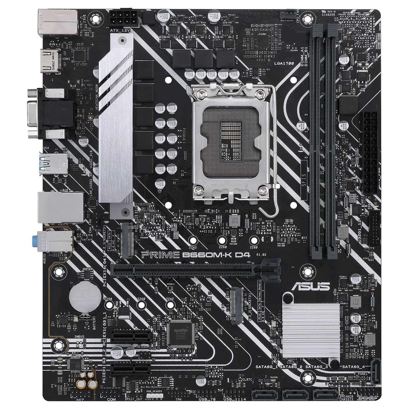 Материнская плата Asus Prime B660M-K D4