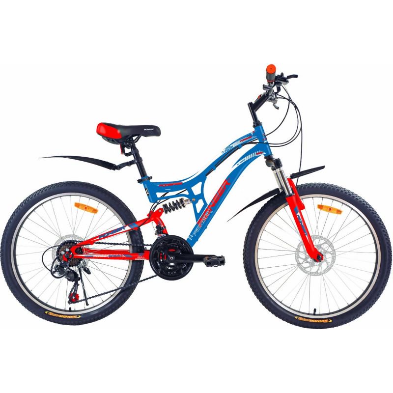 Велосипед Pioneer Forsage 24" 14 синий/красный купить,NaN