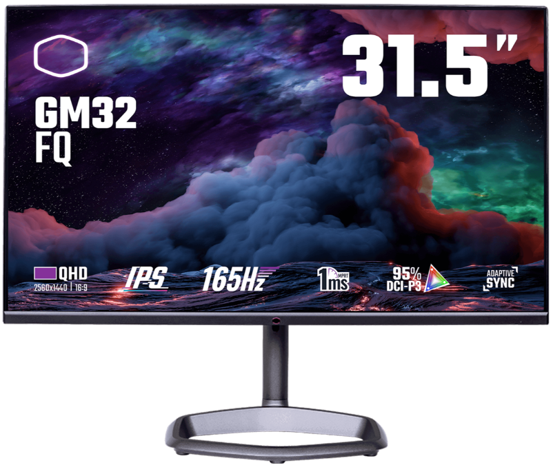 Монитор Cooler Master GM32-FQ CMI-GM32-FQ-EU 31.5" черный