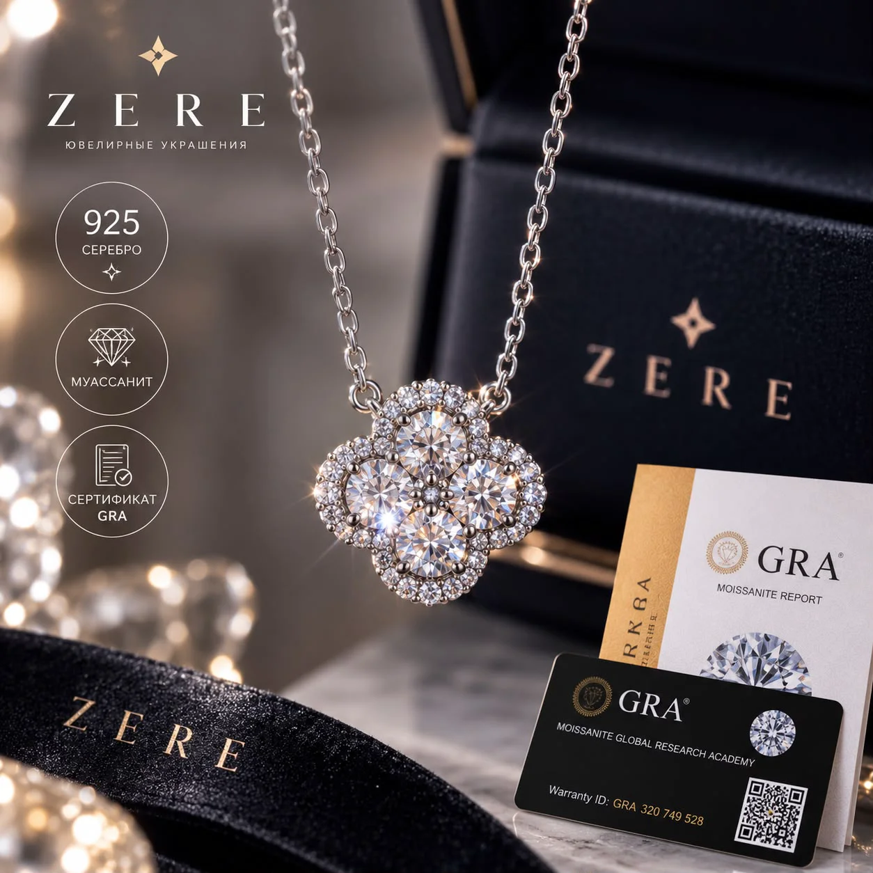 Колье Zere ZR22092612 2.6гр 45см  купить,45000