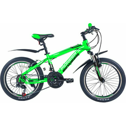 Велосипед Pioneer Combat 20" 12 черно-зеленый