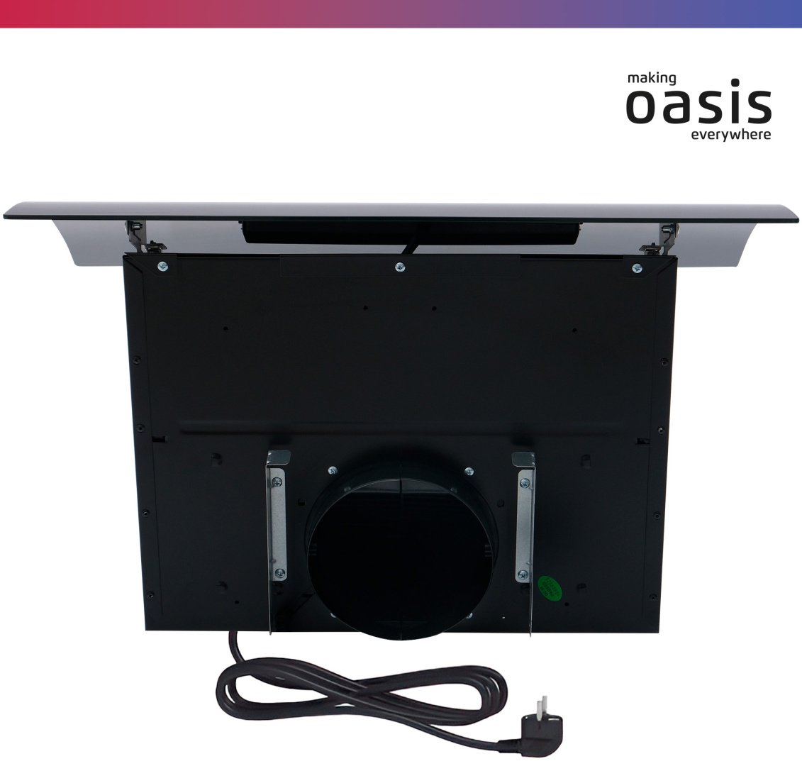 Вытяжка Oasis NG-60B черный купить,99000