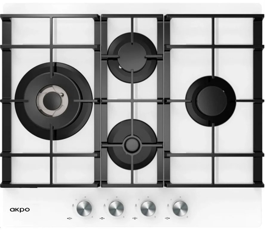 Газовая варочная поверхность AKPO PGA 604 VGCT WH белый