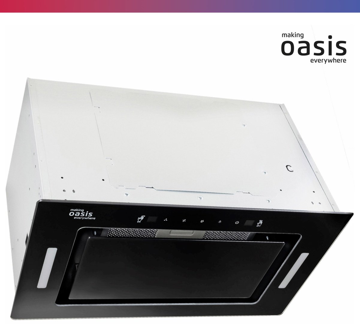 Вытяжка Oasis UD-60BG черный купить,74700