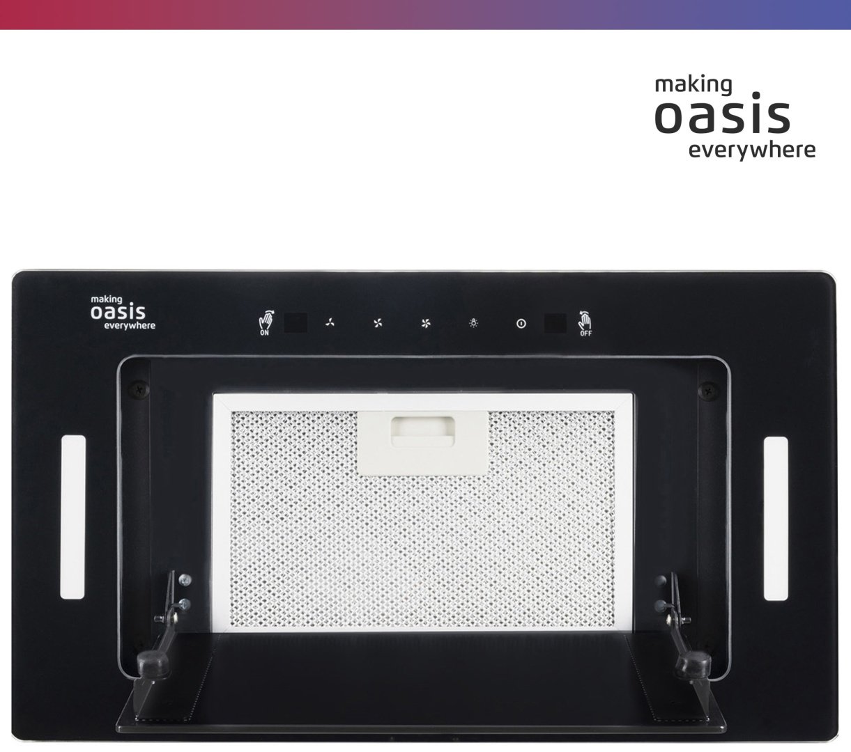 Вытяжка Oasis UD-60BG черный купить,74700