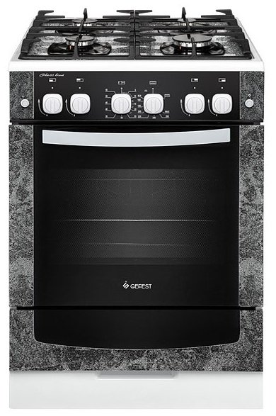 Кухонная плита GEFEST 6500-02 0113 белый-черный купить,206990