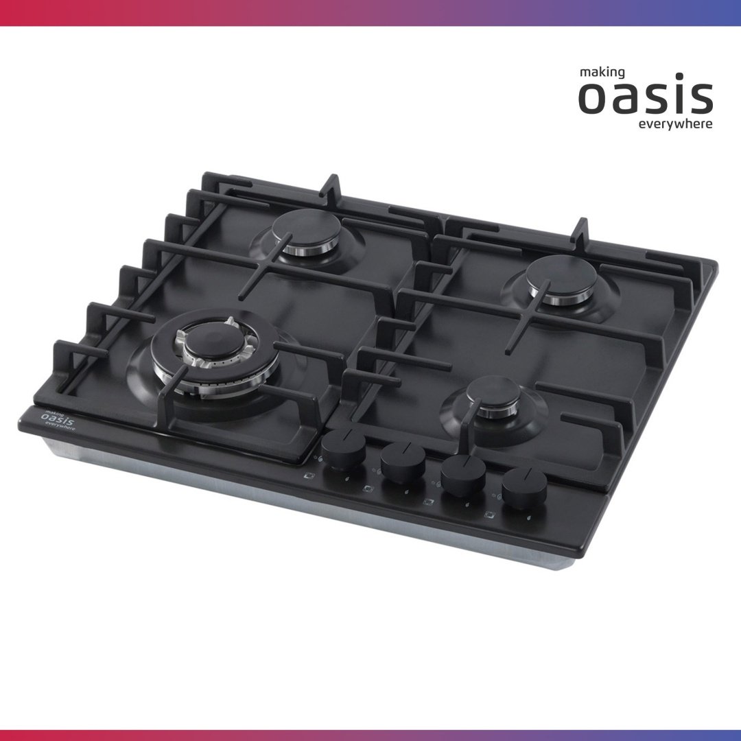 Газовая варочная поверхность Oasis P-MSB черный