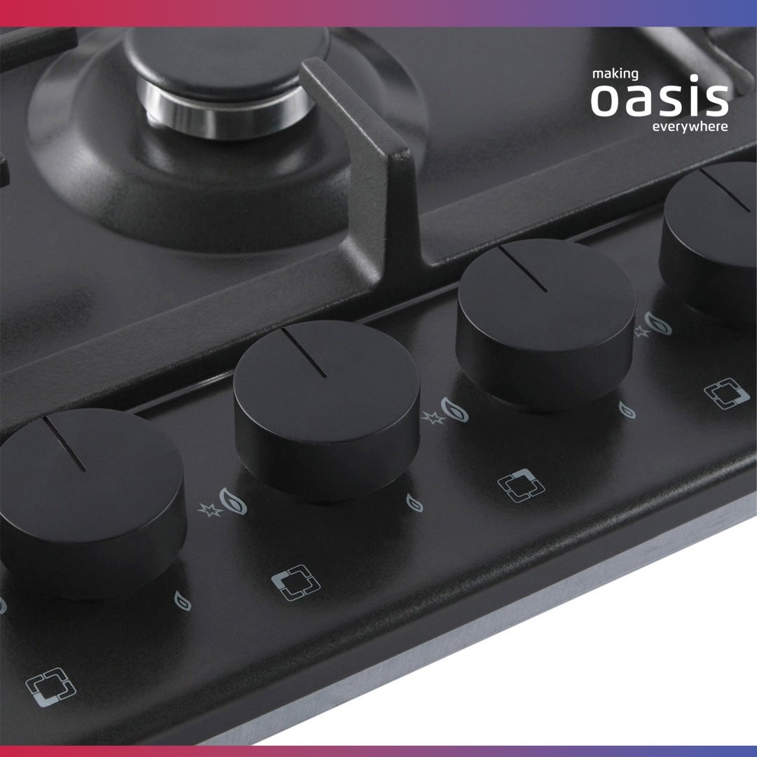 Газовая варочная поверхность Oasis P-MSB черный