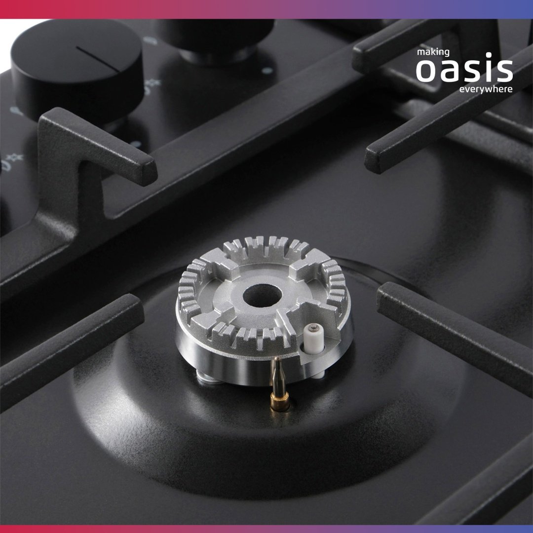 Газовая варочная поверхность Oasis P-MSB черный