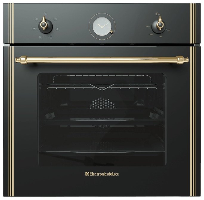 Духовой шкаф De Luxe 6006.05эшв-009 черный