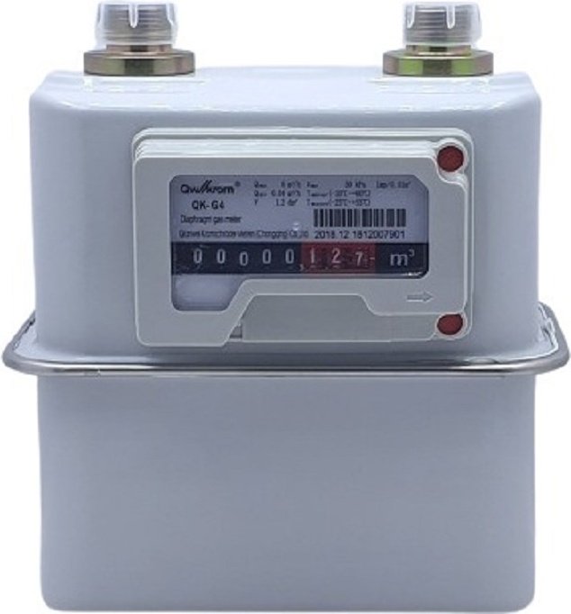 Счетчик газа Qwkrom мембранный QK G4