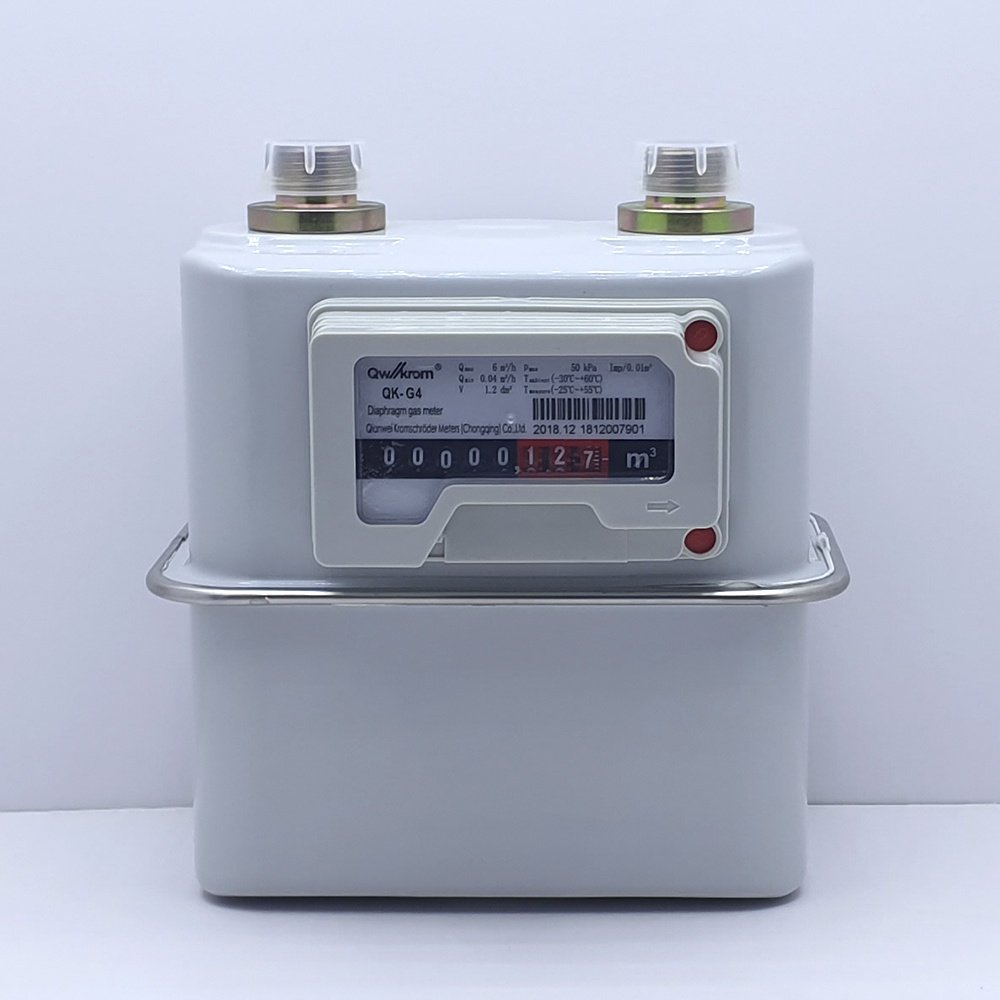 Счетчик газа Qwkrom мембранный QK G4