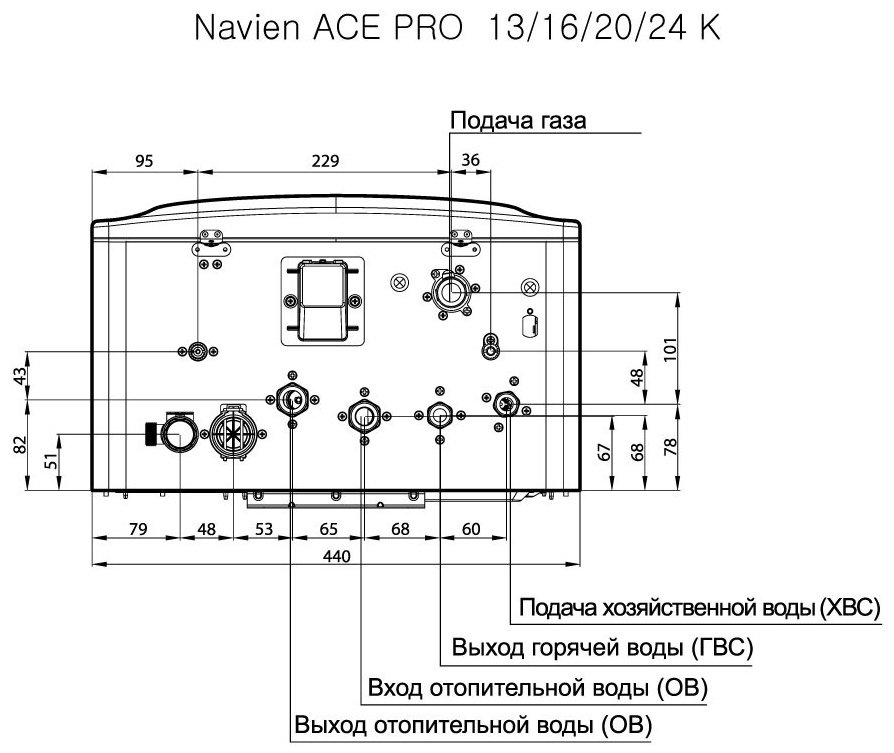 Газовый котел Navien ACE PRO 24K с дымоходом купить,NaN