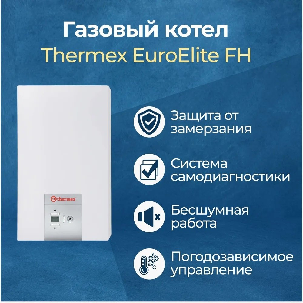 Газовый котел Thermex EuroElite FH32 без дымохода