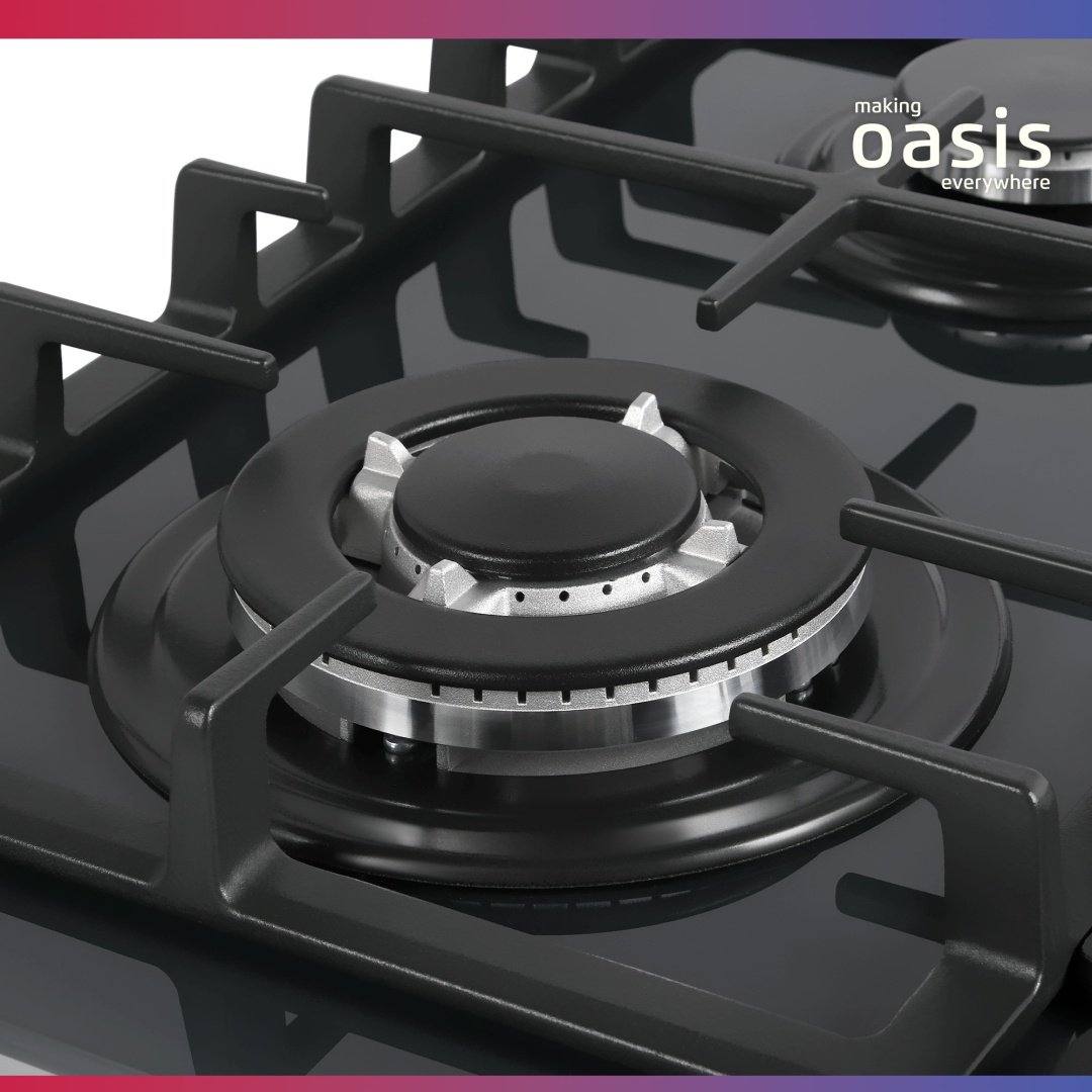 Газовая варочная поверхность Oasis P-BSG серый
