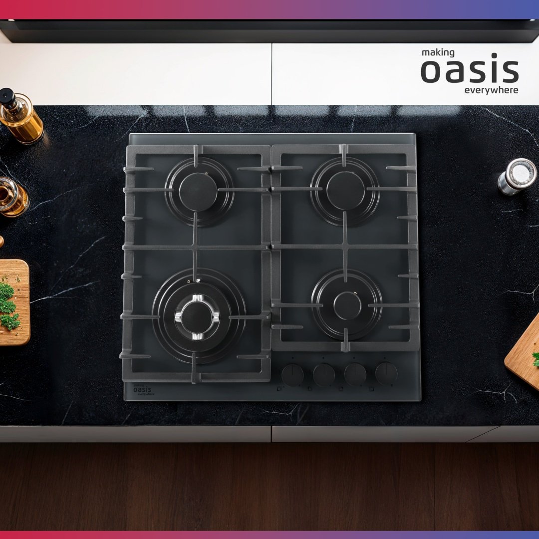 Газовая варочная поверхность Oasis P-BSG серый купить,96600