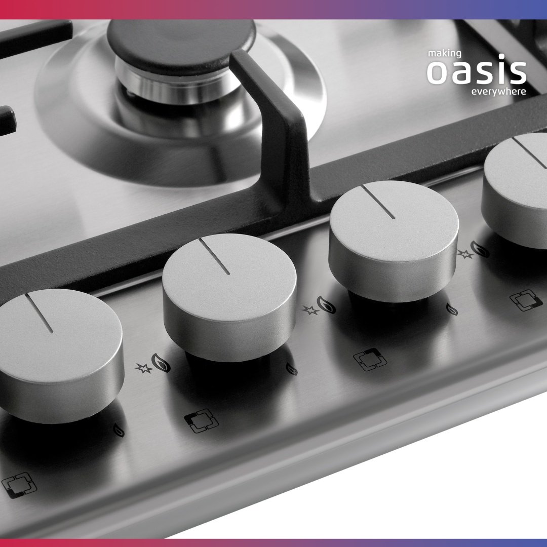 Газовая варочная поверхность Oasis P-MSR стальной