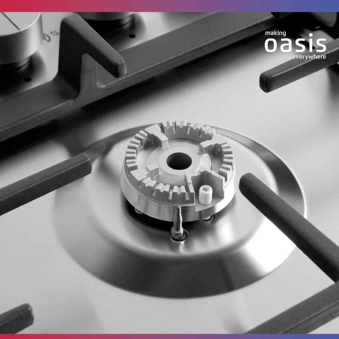 Газовая варочная поверхность Oasis P-MSR стальной