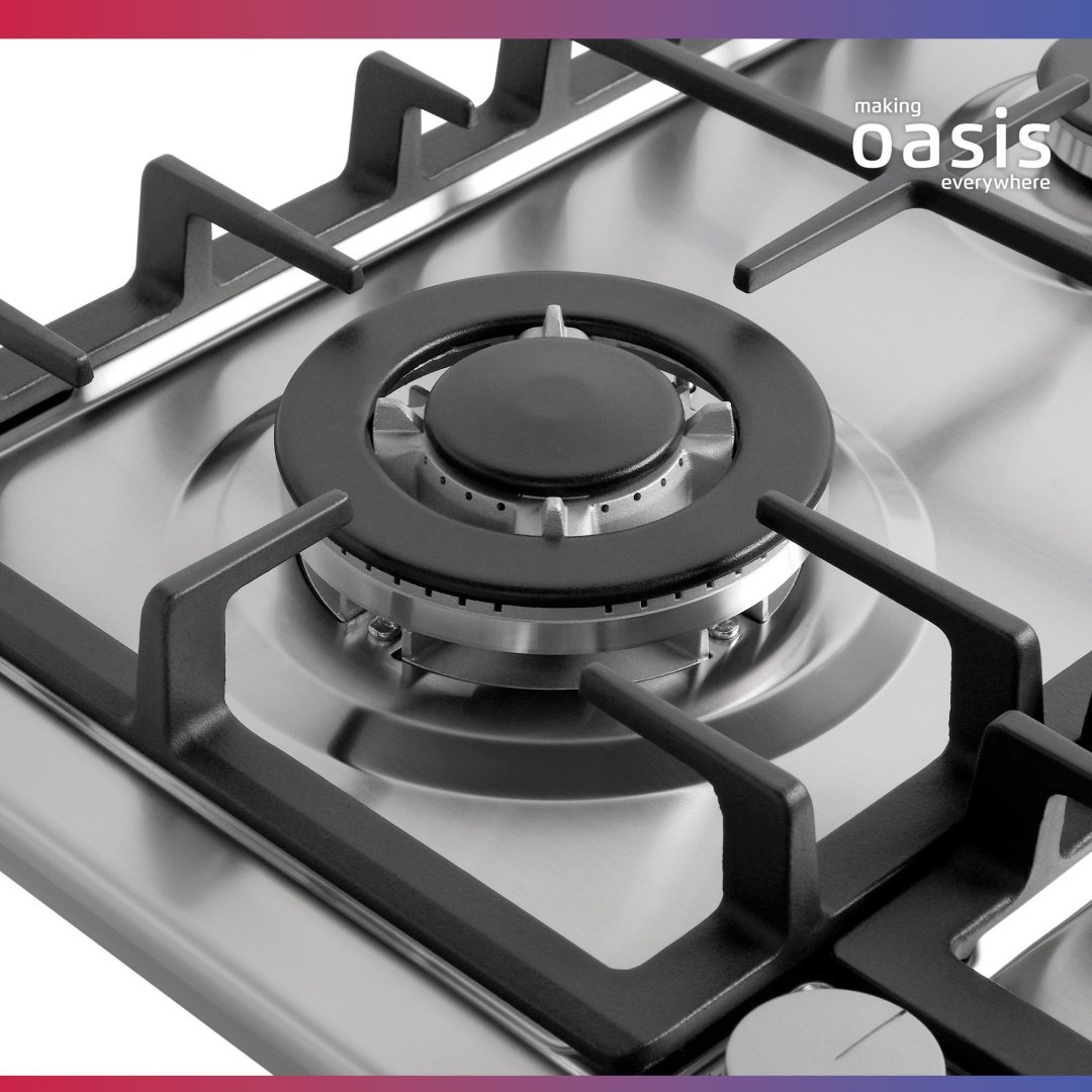 Газовая варочная поверхность Oasis P-MSR стальной