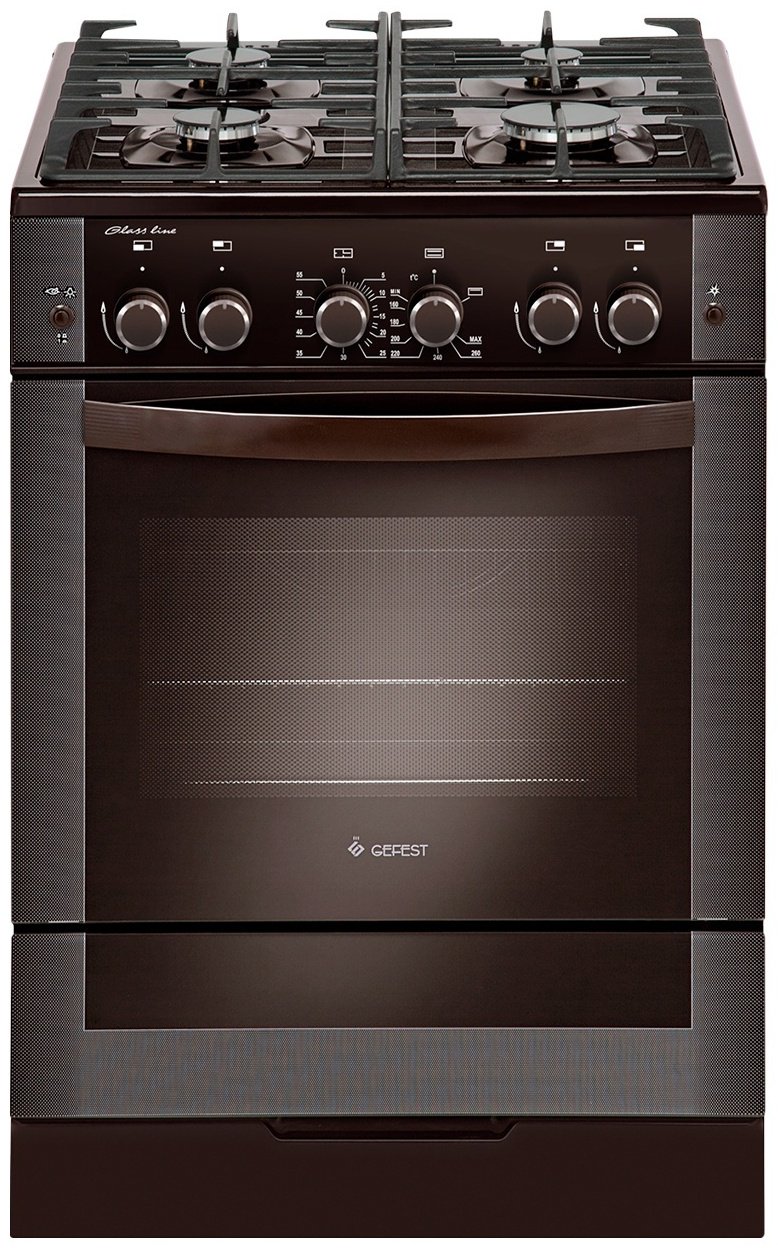 Кухонная плита GEFEST 6500-02 0045 коричневый купить,216000