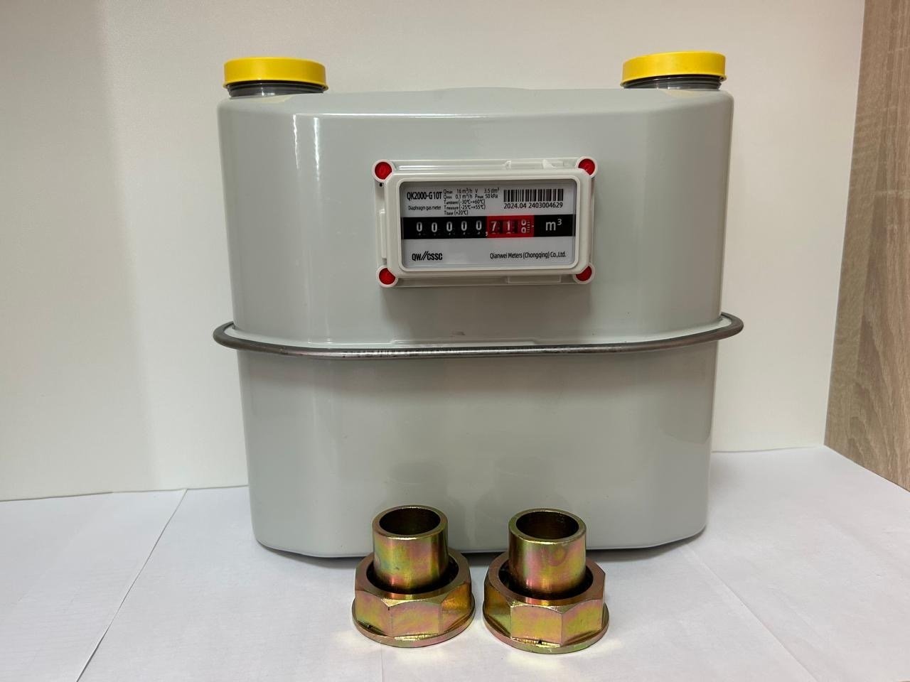 Счетчик газа Qwkrom мембранный Счетчик газа G-10