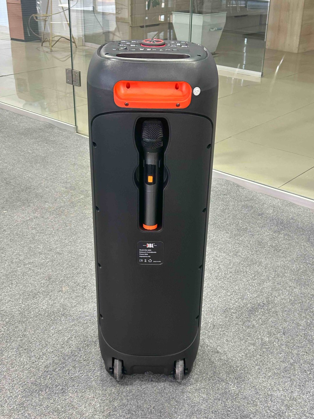 Портативная колонка DBL DM-3802 черный купить,NaN
