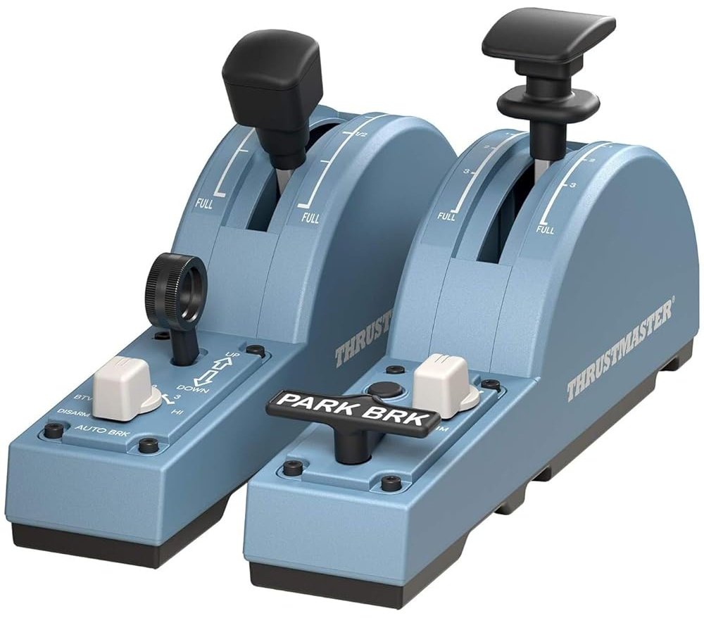 Игровой контроллер Thrustmaster TCA Quadrant Add-on Airbus Edition голубой купить,120000