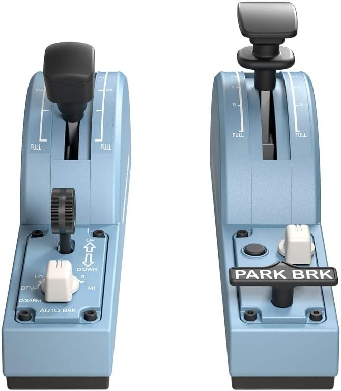 Игровой контроллер Thrustmaster TCA Quadrant Add-on Airbus Edition голубой купить,120000